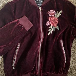 ambiance maroon jacket